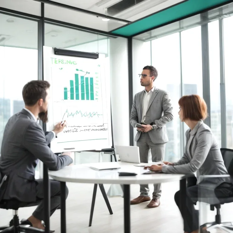 Price sensitivity chart with segmented customer groups